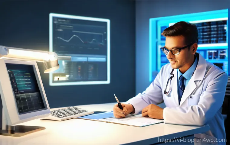 바이오프린팅과 지속 가능성의 접점 찾기 - Here are three detailed image prompts: